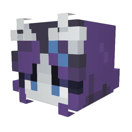 kokofish_ Minecraft avatar head, 3D render