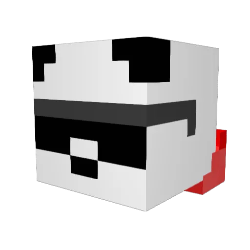 kokokole17 Minecraft avatar head, 3D render