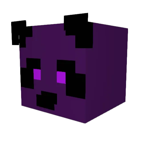 kokoladen Minecraft avatar head, 3D render