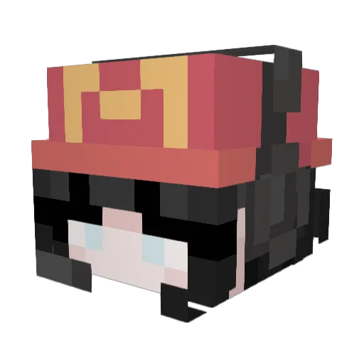 kokolekamakua Minecraft avatar head, 3D render