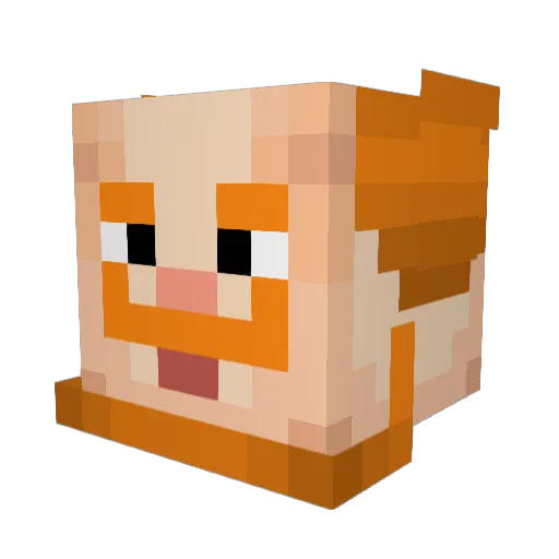 kokoloko133 Minecraft avatar head, 3D render
