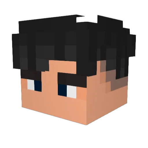 kokoloko221 Minecraft avatar head, 3D render