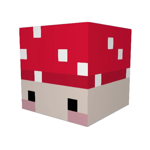 kokoro_chan_ Minecraft avatar head, 3D render