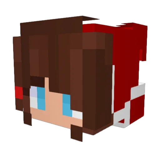 kokos54 Minecraft avatar head, 3D render