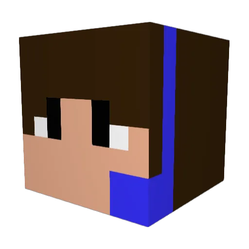 koku911 Minecraft avatar head, 3D render