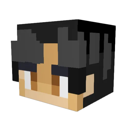kokun2013 Minecraft avatar head, 3D render