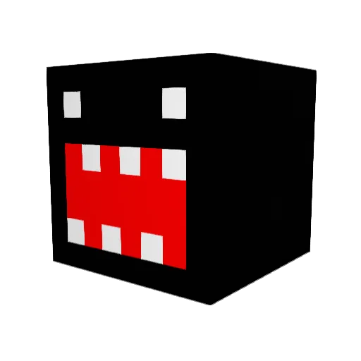kokzn Minecraft avatar head, 3D render