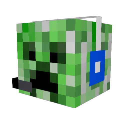 kol221 Minecraft avatar head, 3D render