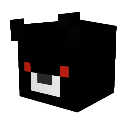kol4pse Minecraft avatar head, 3D render