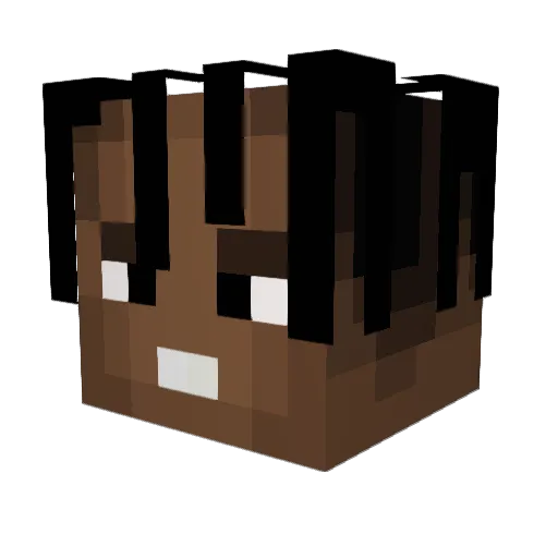 kolano Minecraft avatar head, 3D render