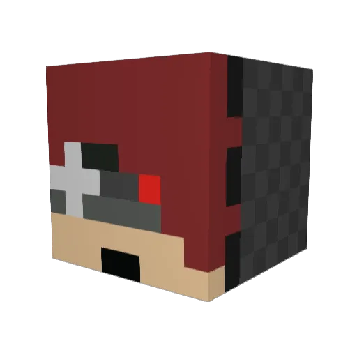 kolaster346 Minecraft avatar head, 3D render