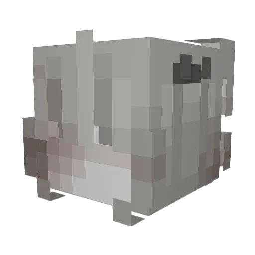 koldunas Minecraft avatar head, 3D render
