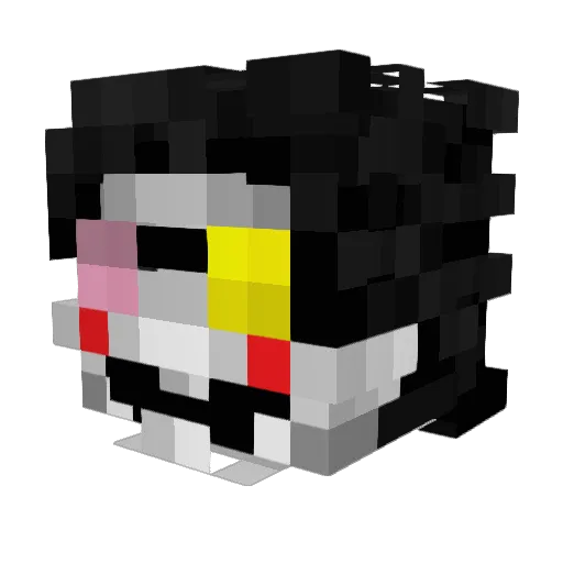 kolegoStas Minecraft avatar head, 3D render