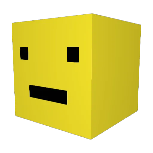 kolekgames Minecraft avatar head, 3D render