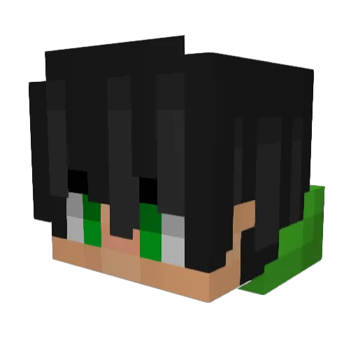 kolen444 Minecraft avatar head, 3D render