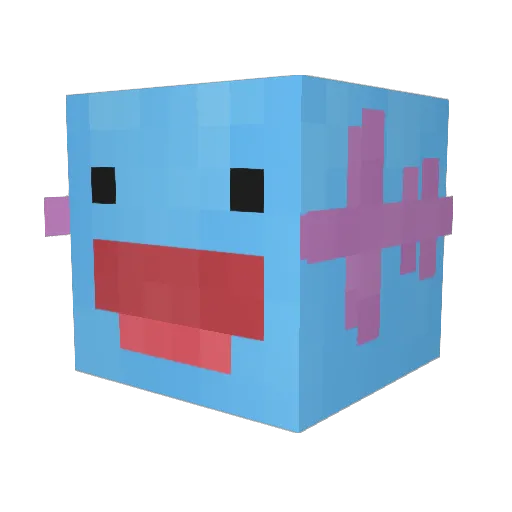 koli_dx Minecraft avatar head, 3D render