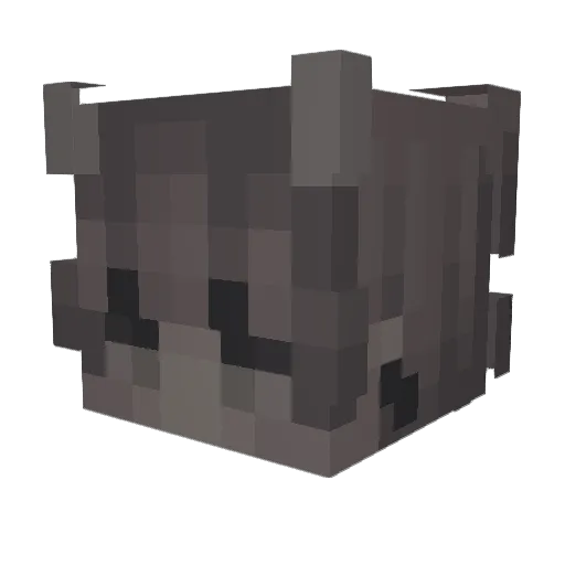 kolim Minecraft avatar head, 3D render