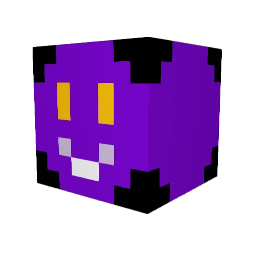 kolirom Minecraft avatar head, 3D render