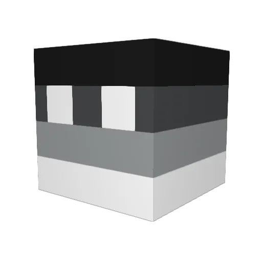 kolis123k Minecraft avatar head, 3D render