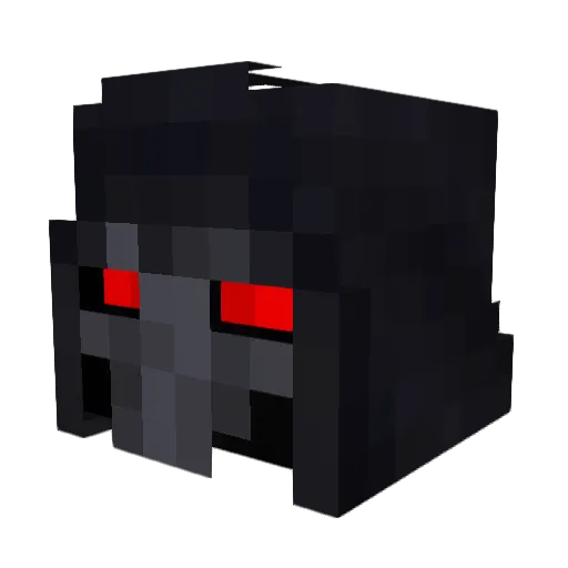 kollid3 Minecraft avatar head, 3D render