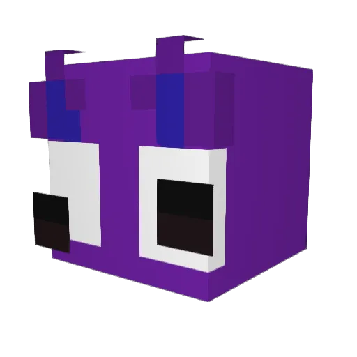 kolmn Minecraft avatar head, 3D render