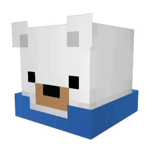 kolo21 Minecraft avatar head, 3D render