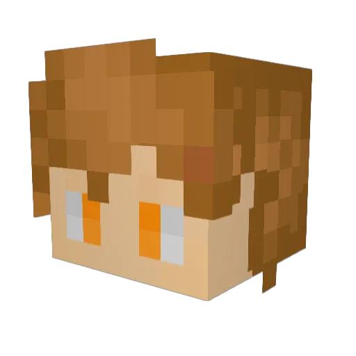 kolo_404 Minecraft avatar head, 3D render