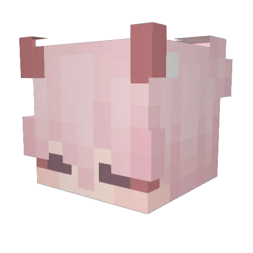 kolop800re Minecraft avatar head, 3D render