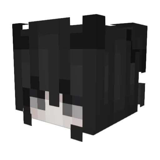 kom0rebiy Minecraft avatar head, 3D render
