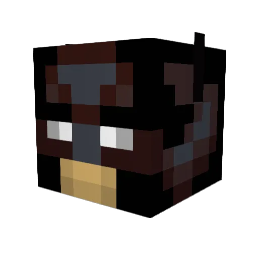 kom1642 Minecraft avatar head, 3D render