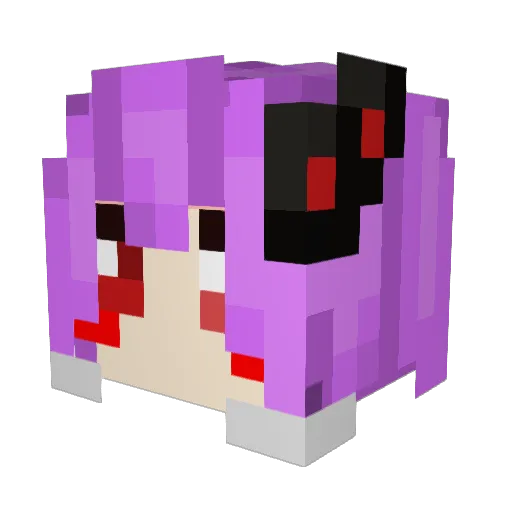 komachi0930 Minecraft avatar head, 3D render