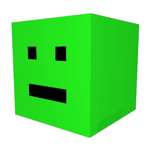 komame120 Minecraft avatar head, 3D render