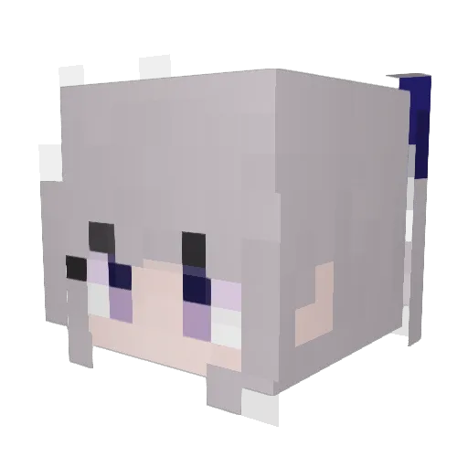 komari2014 Minecraft avatar head, 3D render