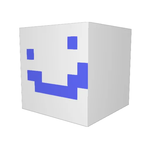 komashun Minecraft avatar head, 3D render