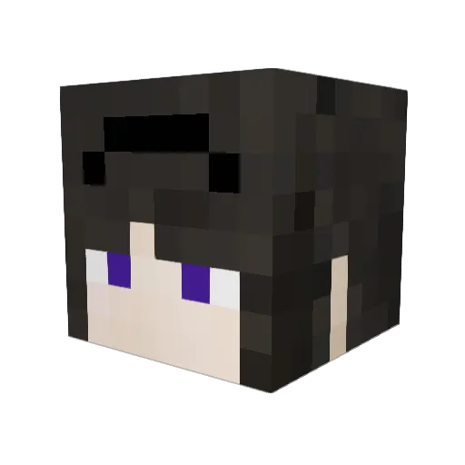 komatoad Minecraft avatar head, 3D render
