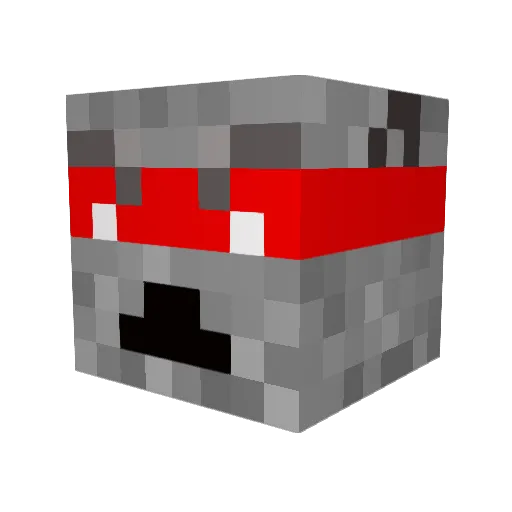 kombatwombat985 Minecraft avatar head, 3D render