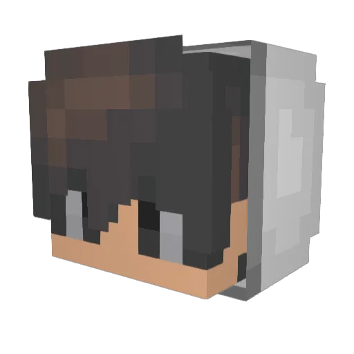 komdonggy Minecraft avatar head, 3D render