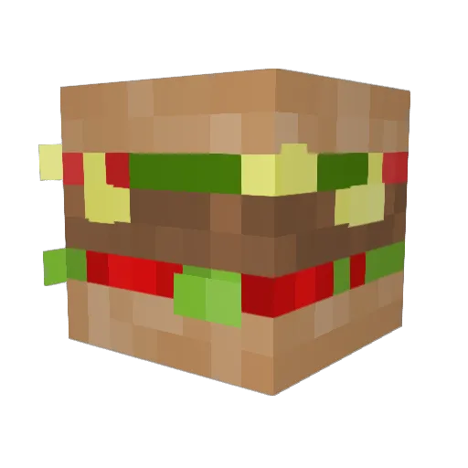 komitka200 Minecraft avatar head, 3D render