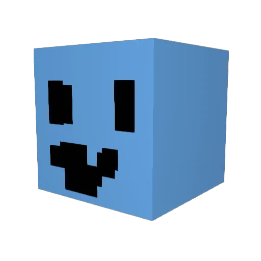 komnulidtDanmark Minecraft avatar head, 3D render