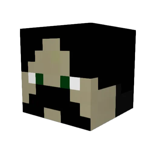 kompiler Minecraft avatar head, 3D render