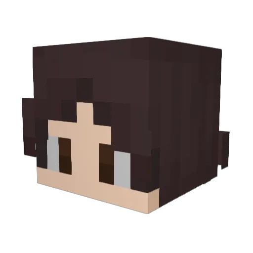 komplexx Minecraft avatar head, 3D render