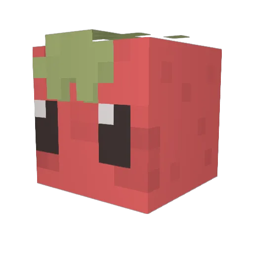 komre Minecraft avatar head, 3D render