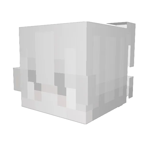 konaa Minecraft avatar head, 3D render