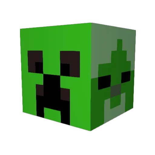 konab77 Minecraft avatar head, 3D render