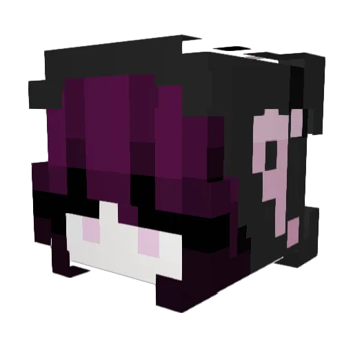 konchee Minecraft avatar head, 3D render
