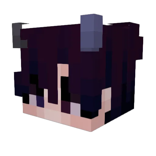 konchenyy Minecraft avatar head, 3D render