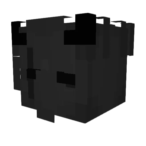 kondziu22 Minecraft avatar head, 3D render