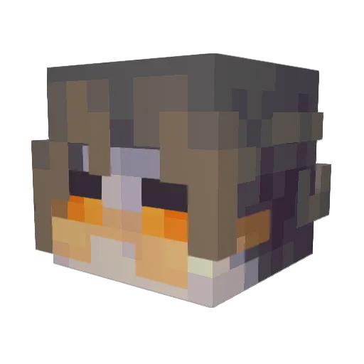 konedone Minecraft avatar head, 3D render