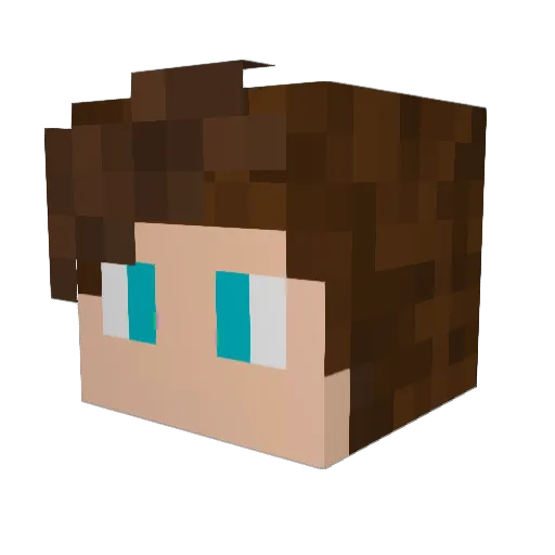 konflikt61 Minecraft avatar head, 3D render