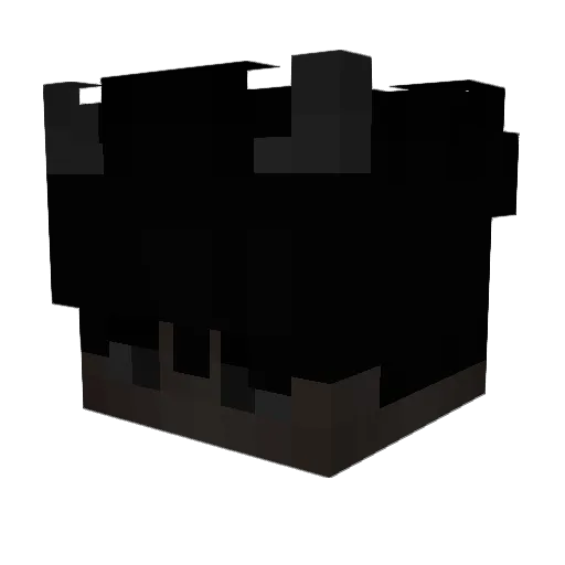konfrontieren Minecraft avatar head, 3D render